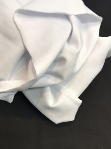 Diz Yapmaz 2 İplik Kumaş Esnek, Parça 100x180 cm - Beyaz