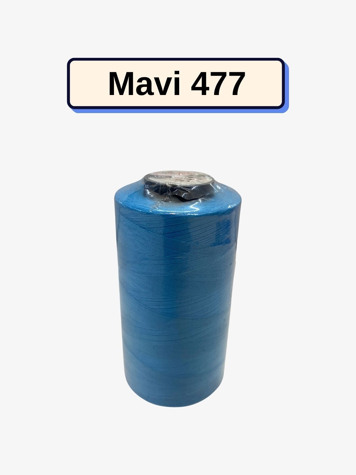 Mavi 120 Numara Dikiş İpliği Renk:477