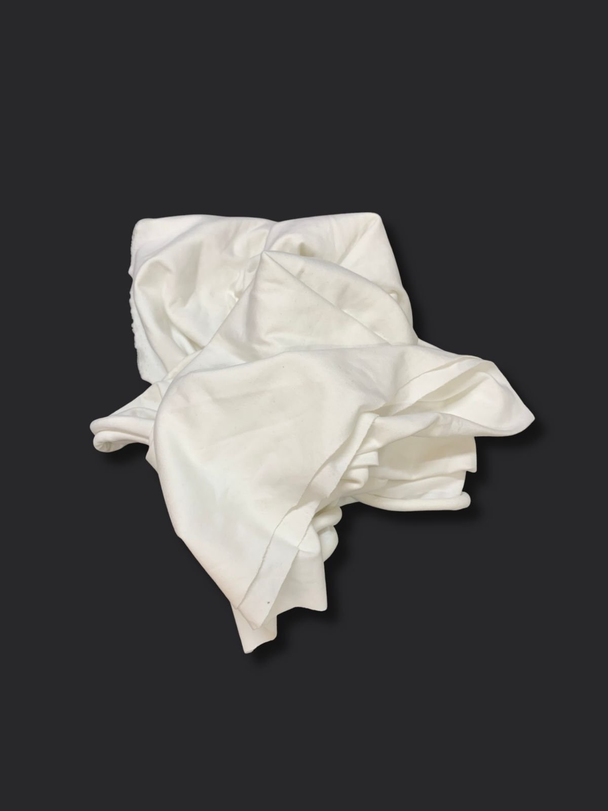 Ekru Esnek Bebe Ribanası Penye Kumaş, Parça 50x90 cm (HAFİF KİRLİ)(Kopya)