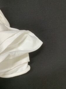 Ekru Esnek Bebe Ribanası Penye Kumaş, Parça 50x90 cm (HAFİF KİRLİ)(Kopya)