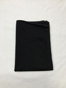 Diz Yapmaz Esnek 2 İplik Kumaş, Parça 65x180 cm - Siyah