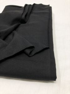 Diz Yapmaz Esnek 2 İplik Kumaş, Parça 65x180 cm - Siyah