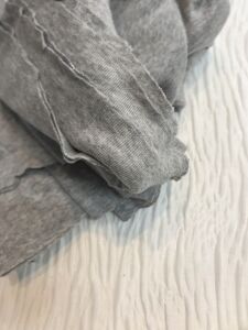 Bebe Ribanası Penye, Parça 85x200 cm - Gri