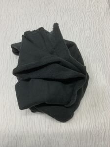 3 İplik Hafif Sert Kumaş, Parça 85x160 cm - Füme