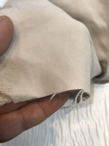 Tensel Keten Kumaş, Parça 150x140 cm - Krem