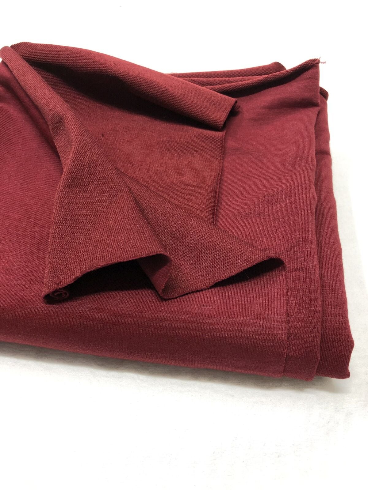 Diz Yapmaz Esnek 2 İplik Kumaş, Parça 85x180 cm - Bordo