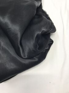 Saten  Viskon Kumaş, Parça 50x140 cm Siyah