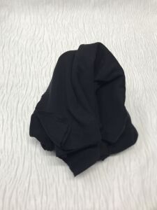 Bebe Ribanası Kalın Penye Siyah, Parça 95x200 cm