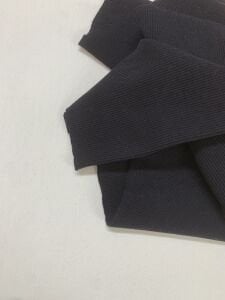 Lacivert Kaşkorse (Ribana Fitilli) Kumaş, Parça 35x120 cm