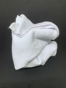 Şardonlu 3 İplik Kumaş, Parça 60x190 cm - Beyaz