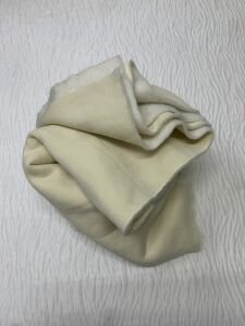 Şardonlu 3 İplik Kumaş, Parça 55x190 cm - Krem