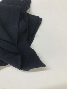 Lacivert İnce Ribana Kumaş, Parça 25x160 cm