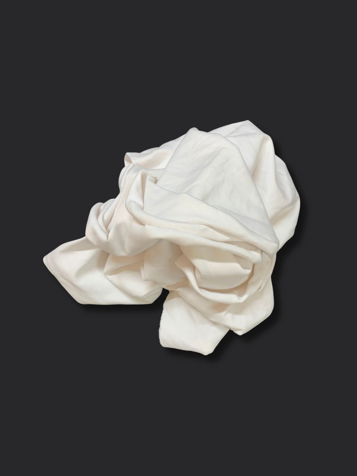 Ekru Bebe Ribana Penye Kumaş, Parça 90x170 cm (LEKE VAR)