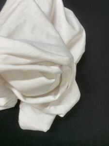 Ekru Bebe Ribana Penye Kumaş, Parça 90x170 cm (LEKE VAR)