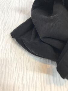 Tensel Keten Kumaş, Parça 100x145 cm - Siyah