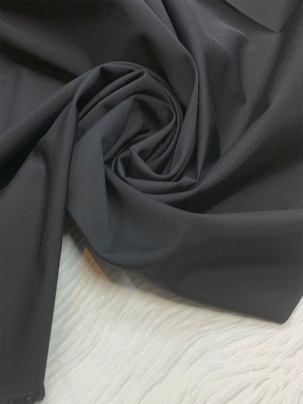 Siyah Trençkotluk Kumaş