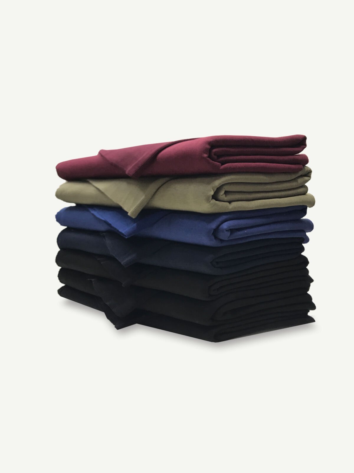 Ribanalı Şardonlu 3 İplik Kumaş Seti, Boyları 100-120 cm arası 7 adet