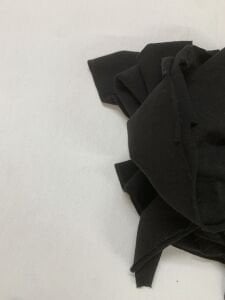 Dar Enli Süprem Kumaş, Parça 100x (40x2) cm Siyah