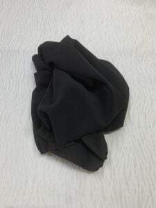 Dalgıç Krep Kumaş, Parça 140x150 cm - Siyah