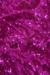 Fuşya Payet Kumaş