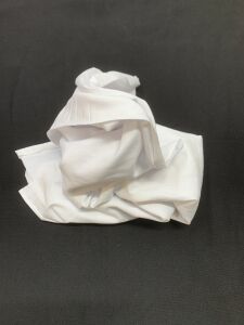 Likralı Süprem Kumaş Beyaz, Parça 55x170 cm