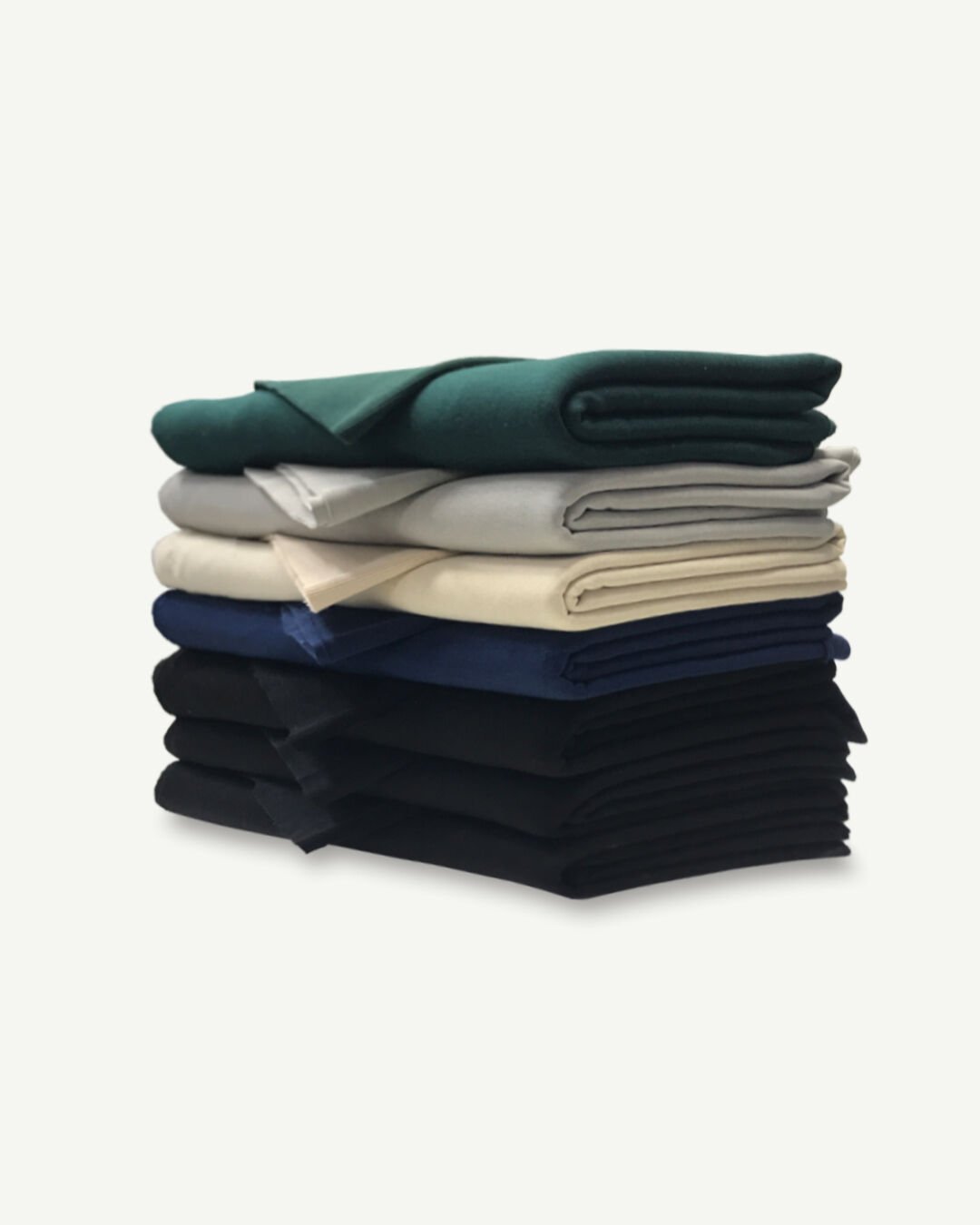 Ribanalı Şardonlu 3 İplik Kumaş Seti, Boyları 100-120 cm arası 7 adet