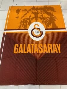 Nevresimlik Kumaş, Parça 120x180 cm Galatasaray Desenli