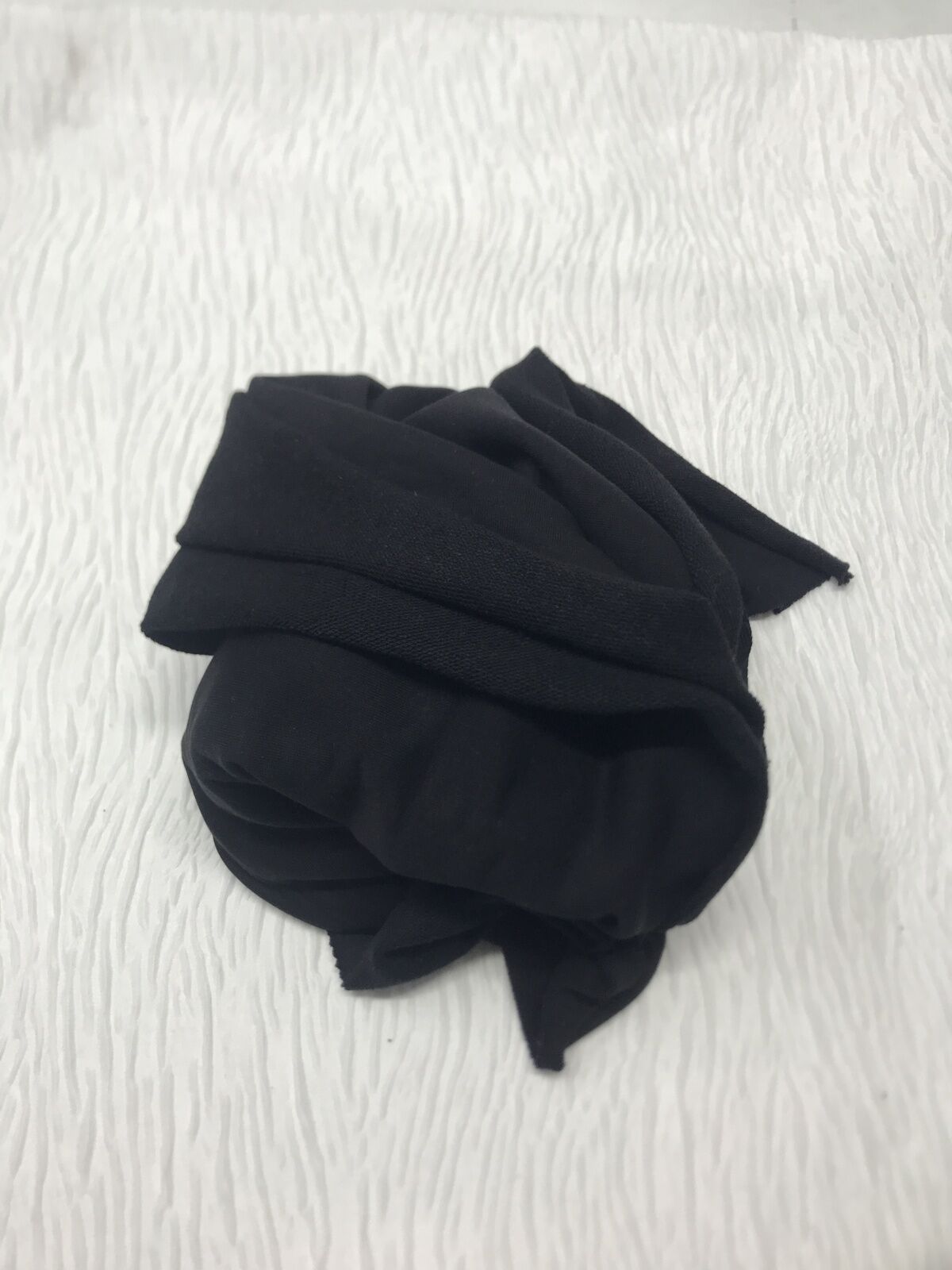 3 İplik Kumaş Siyah, Parça 70x180 cm