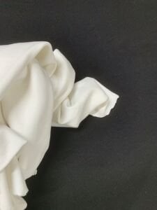 Ekru Bebe Ribana Penye Kumaş, Parça 75x150 cm (HAFİF KİRLİ)