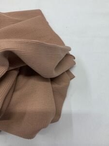 Kaşkorse (Ribana Fitilli) Kumaş, Parça 45x110 cm Gül Kurusu