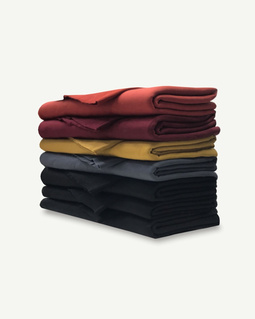 Ribanalı Şardonlu 3 İplik Kumaş Seti, Boyları 100-110 cm arası 7 adet