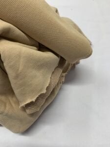 Ribanalı 3 İplik Kumaş, Parça 110x200 cm, Sütlü Kahve