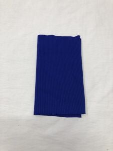 Ribana Fitilli Kumaş, Parça 20x120 cm - Saks Mavi