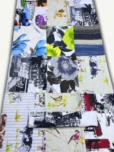 Duck Kumaş Desenli, Parça 40x50 cm 31 adet Patchwork Kumaşları