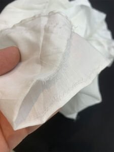 Pamuk Saten Nevresimlik Kumaş, Parça 110x160 cm Beyaz Renk