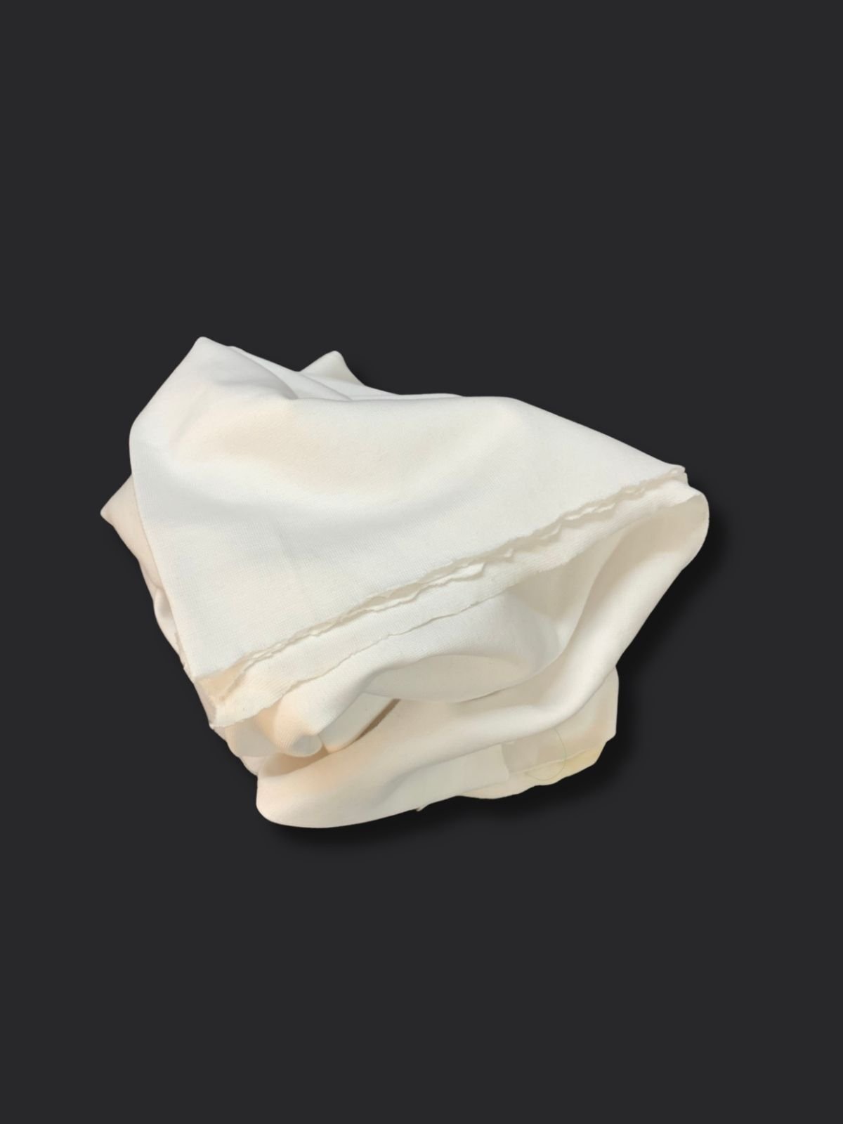 Ekru İnce Ribana Kumaş, Parça 90x170 cm
