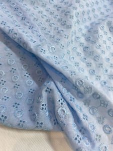 Fisto Kumaş Pamuk Bebe Mavi