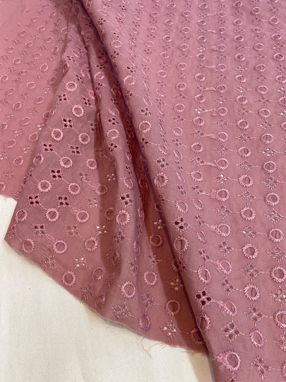 Fisto Kumaş Pamuk Gül Kurusu