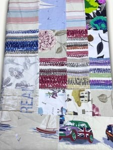 Duck Kumaş Desenli, Parça 40x50 cm 18 adet Patchwork Kumaşları