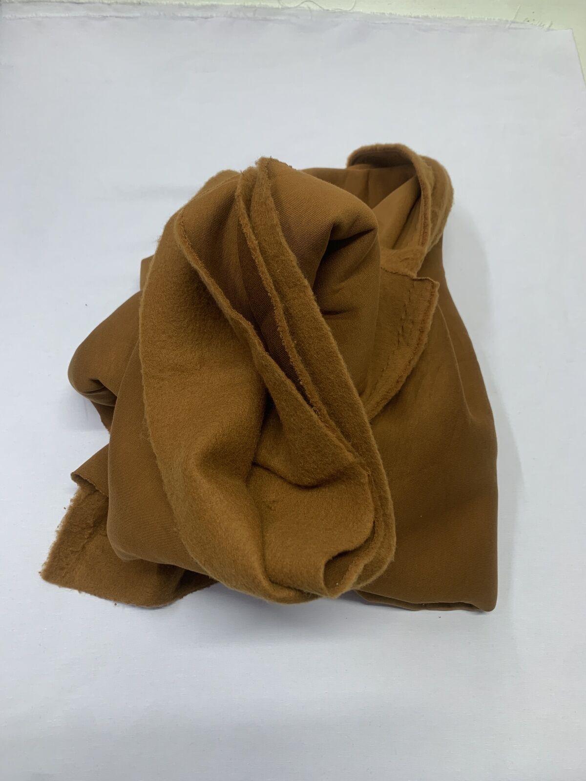 Şardonlu 3 İplik Kumaş, Parça 105x180 cm Camel