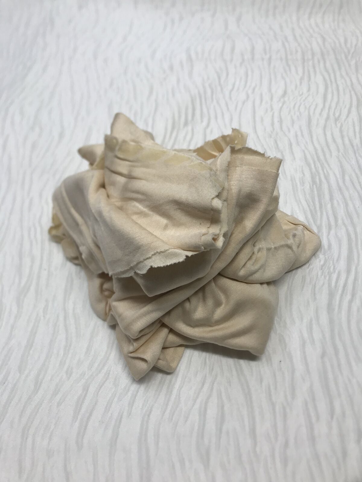 Viskon Penye Kumaş Esnek Dökümlü, Parça 75x180 cm - Bej