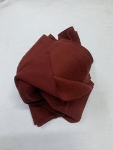 Şardonlu 3 İplik Kumaş, Parça 100x180 cm Bordo