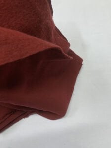 Şardonlu 3 İplik Kumaş, Parça 100x180 cm Bordo