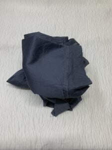 Pamuk Saten Nevresimlik Kumaş, Parça 300x190 cm Füme Renk