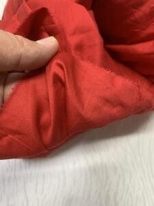 Pamuk Saten Nevresimlik Kumaş, Parça 330x220 cm Kırmızı Renk