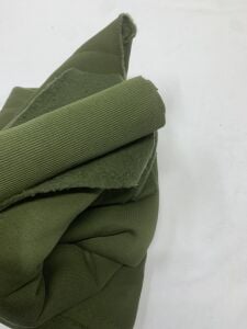 Ribanalı Şardonlu 3 İplik Kumaş, Parça 105x180 cm Haki