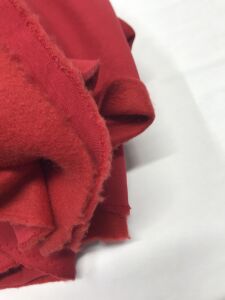 Şardonlu 3 İplik Kumaş, Parça 105x180 cm Kırmızı