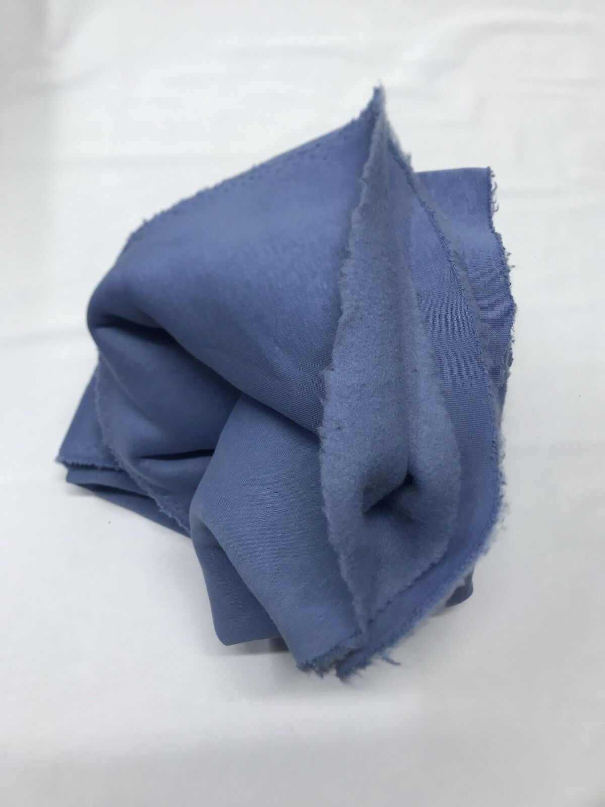 Şardonlu 3 İplik Kumaş, Parça 115x190 cm Mavi