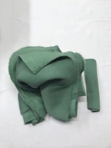 Ribanalı Şardonlu 3 İplik Kumaş, Parça 110x190 cm Mint Yeşili