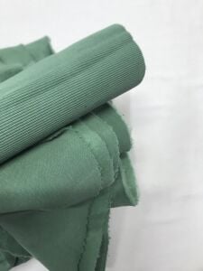 Ribanalı Şardonlu 3 İplik Kumaş, Parça 110x190 cm Mint Yeşili